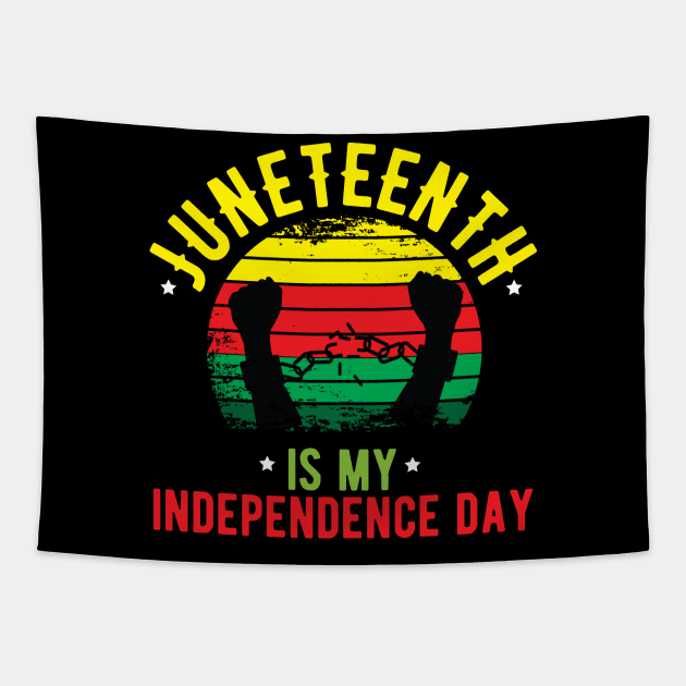 Juneteenth black queen juneteenth flag Tapestry by Gaming champion