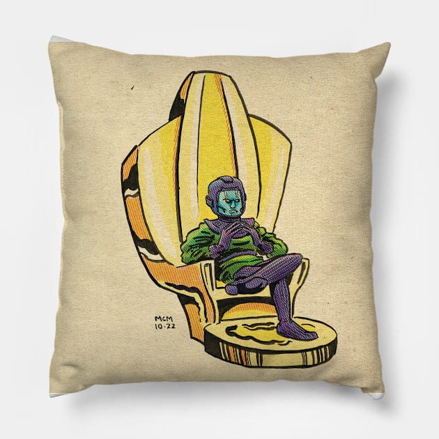 31st Century Warlord Pillow by Squarecomix