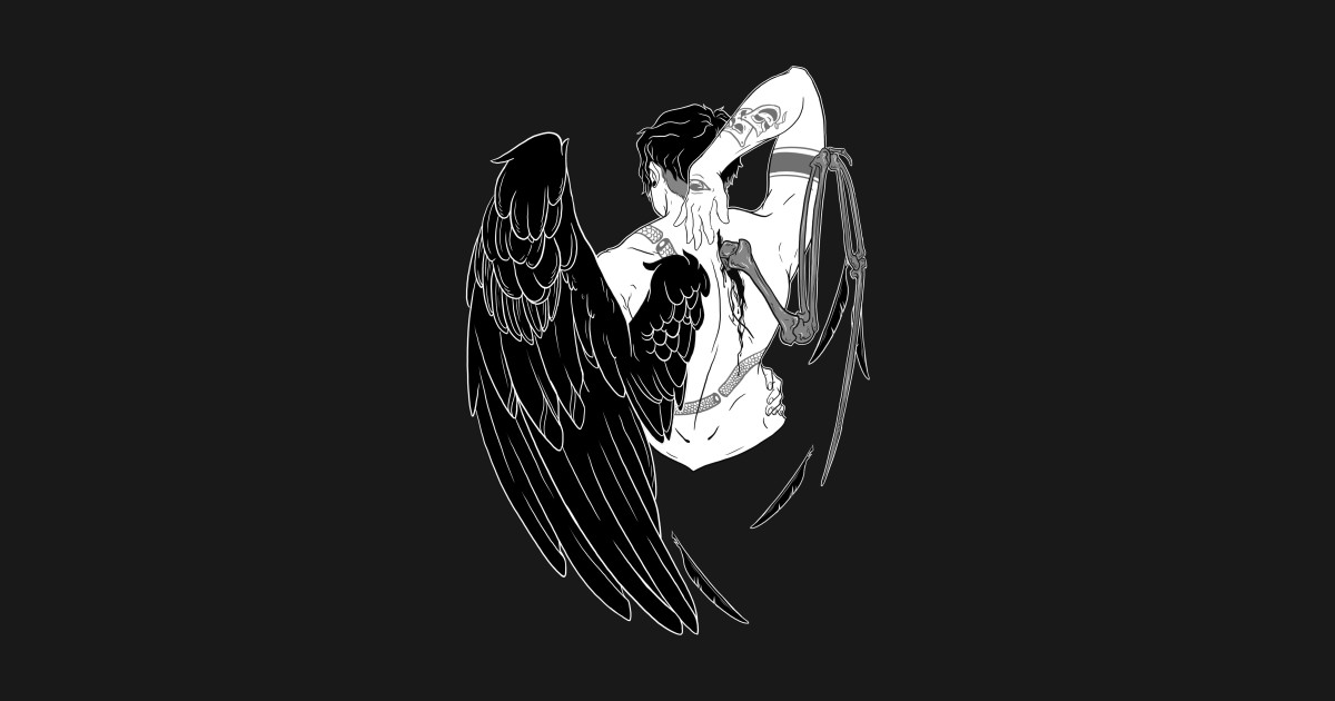 Broken Wing - Fallen Angel - T-Shirt | TeePublic