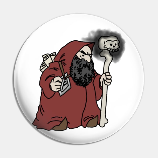 Dwarf Warlock Pin by NathanBenich