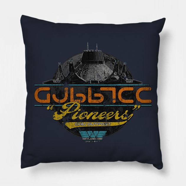 WEYLAND GJ 667CC PIONEERS - Vintage Pillow by JCD666