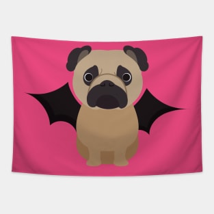 Pug Halloween Fancy Dress Costume Tapestry