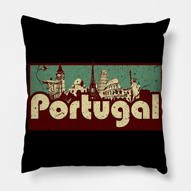 Portugal Pillow by SerenityByAlex