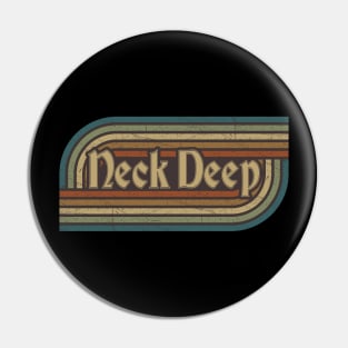 Neck Deep Vintage Stripes Pin