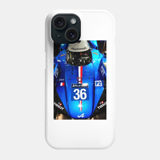 Alpine A470-Gibson 24 Hours of Le Mans 2018 Phone Case by Andy Evans Photos