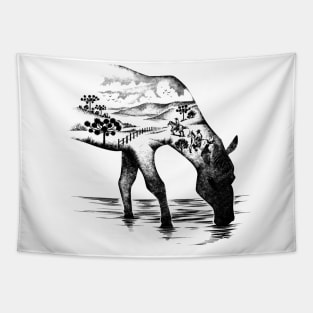 Southern Horse Wild Life Tapestry