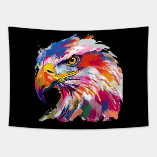 Eagle Colorful Pop Art Design for Animal Lover Tapestry