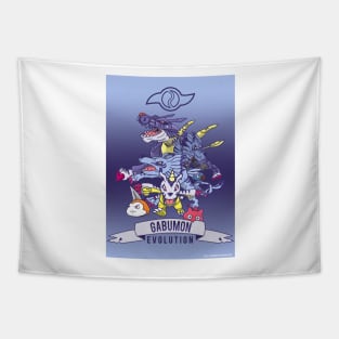 digimon gabumon evolution Tapestry