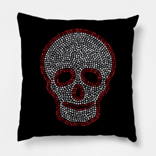 Sequins Skull Pillow