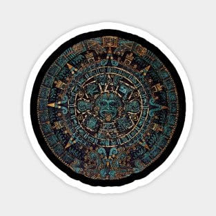 Aztec Tribal Artifact Magnet