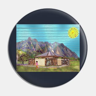 “I have to go” - Koʻolau Mountain Range Pin