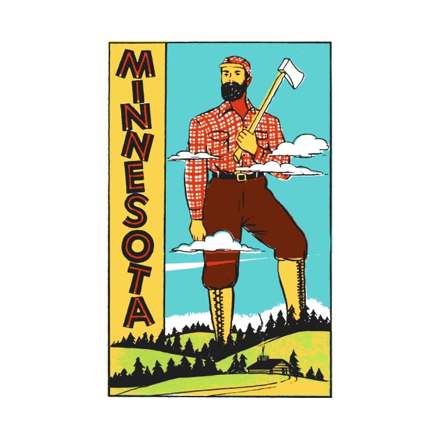 Vintage Style Minnesota Design by zsonn