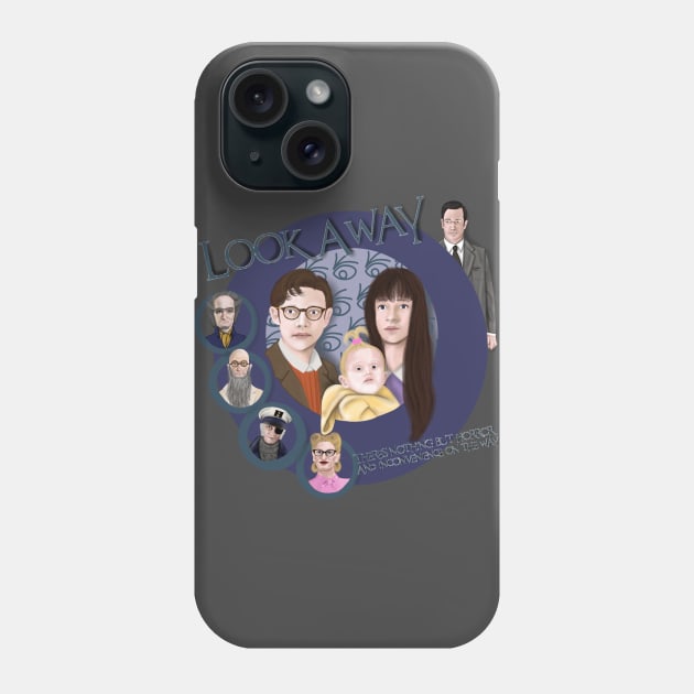 Look Away, Look Away Phone Case by KataMartArt