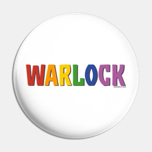 Warlock Pride Shirt (Rainbow) Pin