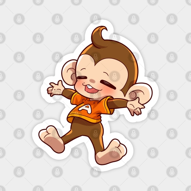 Monkey Ball Back In Action! Magnet by Movobra