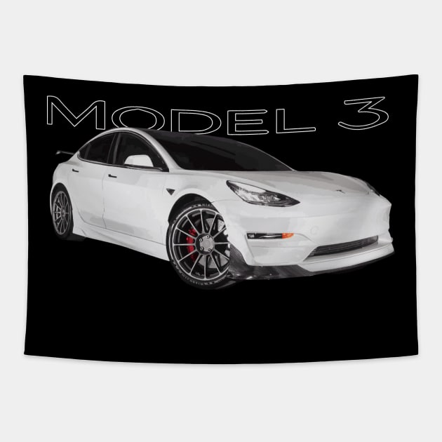 elon model 3 modified Tapestry by cowtown_cowboy