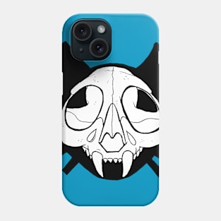 Halloween Black Cat Skull Phone Case