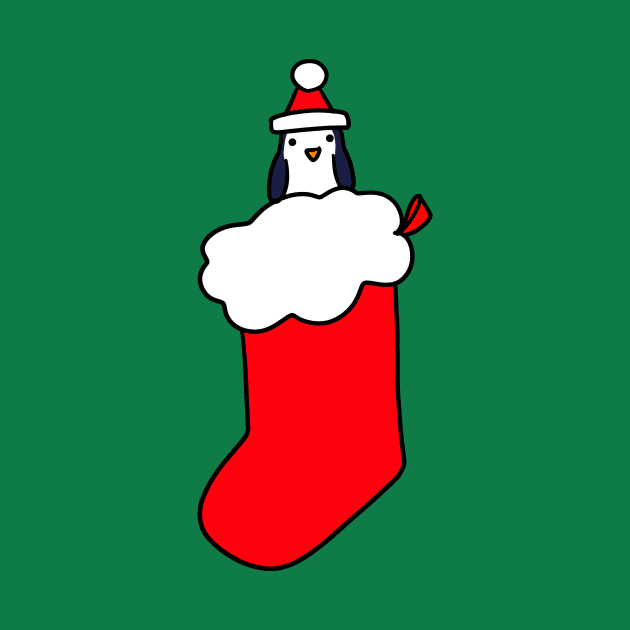 Christmas Stocking Penguin by saradaboru