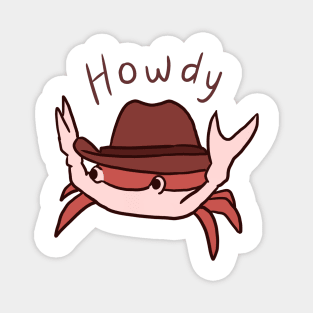 Cowboy crab Magnet