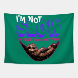 Funny sloth Tapestry