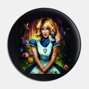 Alice in Wonderland Pin