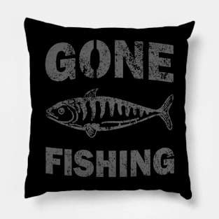 gone fishing Pillow