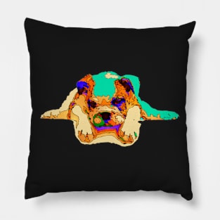 Waiting for You. Dog Series Pillow