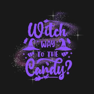 Witch Way to the Candy? T-Shirt