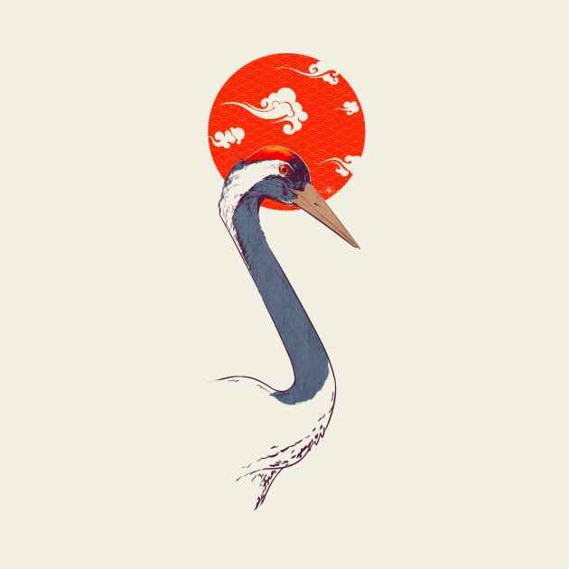 Japan Crane by Hulkey