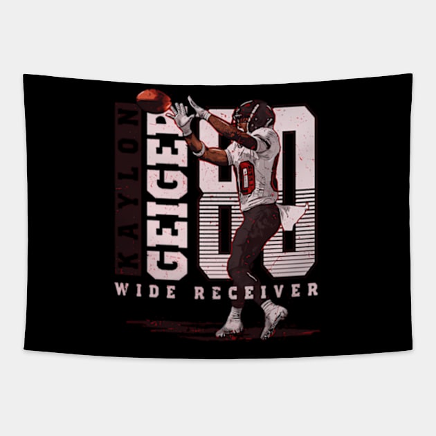 Kaylon Geiger Tampa Bay Player Number Tapestry by caravalo