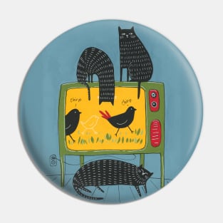 The TV Birdwatchers Pin