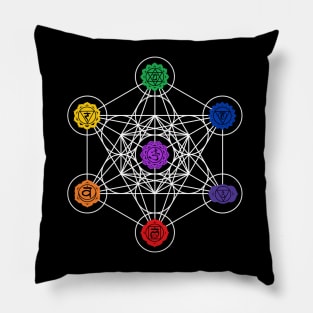 Metatron’s Cube Chakras Pillow