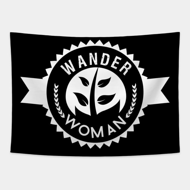 Wander Woman Wanderlust Traveller Tapestry by ArtisticEnvironments