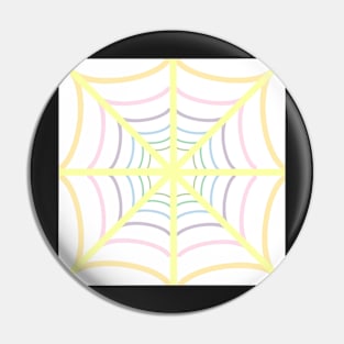 Pastel Spiderweb Pin