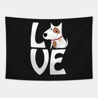 Dog Love Tapestry