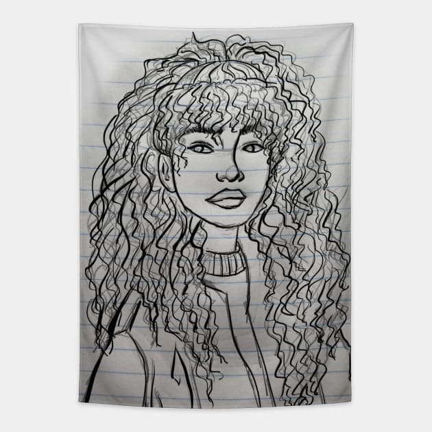 Sketch tapestry hot sale