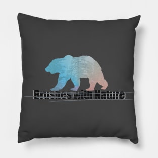 Brushes with Nature Bear Pillow