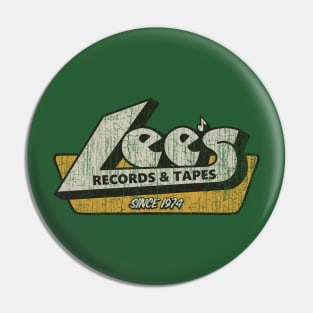 The Lee`s Records & Tapes Pin