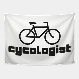 cycologist simple design illustration Tapestry