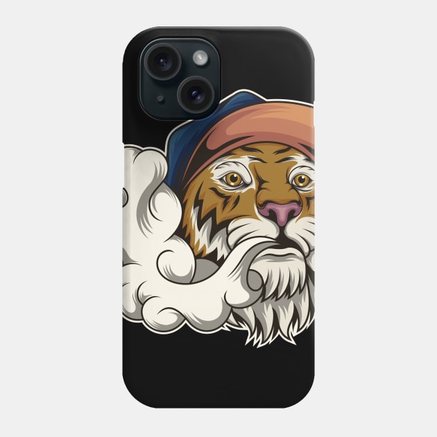 Slang tiger - the vapor connoisseur Phone Case by JagatKreasi