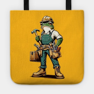 Builder frog Tote