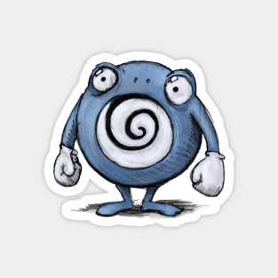 Very Tired Poliwhirl Magnet