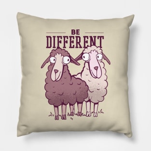 Be Different Sheep Pillow