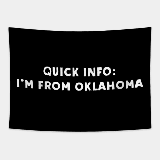 Oklahoma Cool & Funny Tapestry