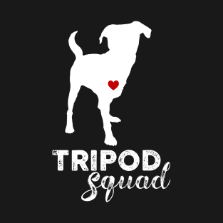 Tripod Squad, Three-Legged Dogs T-Shirt