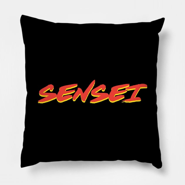 Sensei Pillow by lorocoart