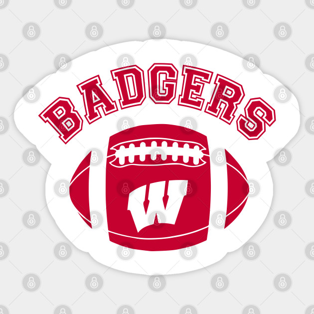 Badgers Football Vintage Wisconsin Badgers Sticker Teepublic