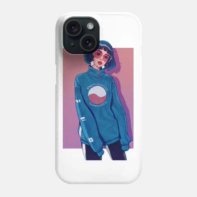 Pop art girl style Phone Case by Kyra_Clay