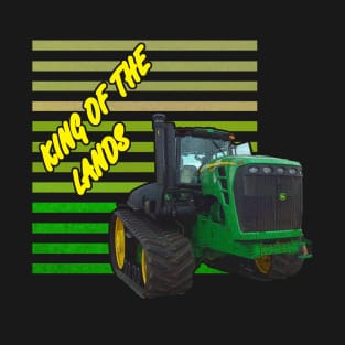 King of the lands retro - american tractor T-Shirt