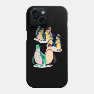 Pretentious Party Penguins Phone Case